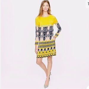 J Crew Jules silk shift dress. Size 4